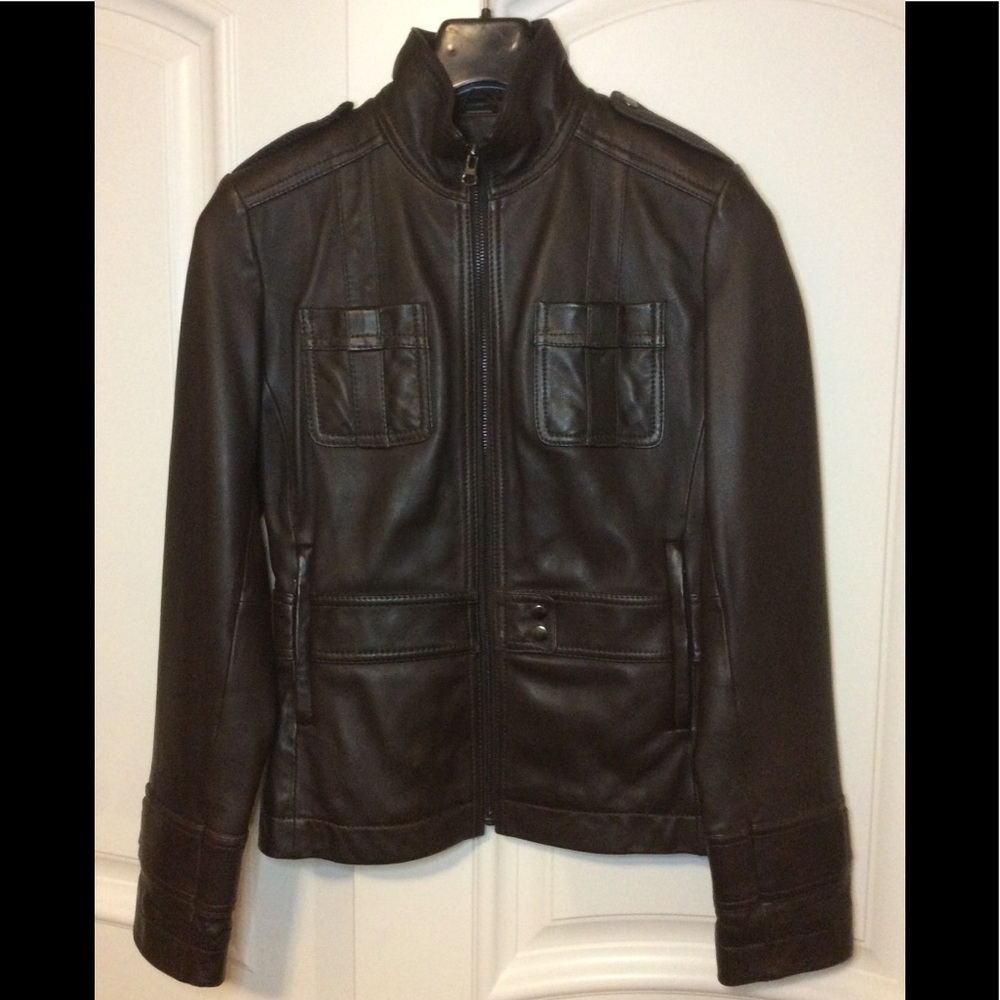 KENNETH COLE Reaction REAL Leather Jacket